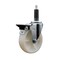 Service Caster 5'' Nylon Swivel 1'' Expanding Stem Caster with Brake SCC-EX20S514-NYS-PLB-1 - alternate 1
